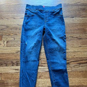 Spanx Distressed Ankle Skinny Jean Large